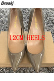 2023 New Women Pumps Patent Leather High Heels Shoes Fashion Office Shoes Stiletto Party Shoes Female Comfort Women