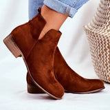 Women Boots Winter Retro Women Ankle Boots Leisure Leopard Ankle Boots Comfortable Ladies Shoes Plus Size Botas