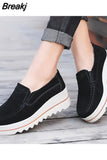Women Casual Shoes Loafers New Round Toe Solid Female Sneakers Breathable Women Shoes Flats Plus Size Zapatos De Mujer
