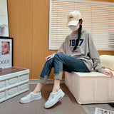 Breakj 2024 New Small White Shoes Korean Version Ins Web Celebrity Breathable Light Mouth Casual Shoes Pure Color Round Head Low Top