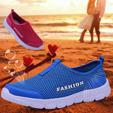 Men Shoes Summer Sneakers Breathable Mesh Men Footwear Running Shoes Men's Lightweight Slip-on Sandals Zapatos De