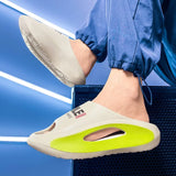 Men Summer Slippers Fashion Men Platform Sneakers Sandals Beach Non-Slip EVA Casual Shoes Thick Bottom Flip Flops