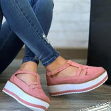 Women's Sandals Summer Vulcanized Shoes Fashion Tassel Casual Style Flat Shoes Solid Color Thick Bottom Women's
