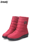Boots Brand Women Winter Boots Mother Shoes Antiskid Waterproof Flexible Women Fashion Casual Boots Plus