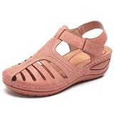 Sandals New Summer Shoes Woman Plus Size 44 Heels Sandals For Wedges Chaussure Femme Casual Gladiator Platform Shoes