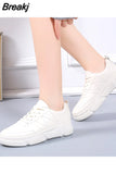 Spring and Autumn New Fashion Temperament Solid Color Women's All Matching Summer Breathable Casual Sneakers Woman