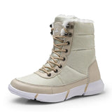 Boots Non-slip Waterproof Winter Ankle Snow Boots Women Platform Winter Shoes With Thick Fur Botas Mujer Thigh High