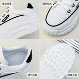 Breakj Shoes Female Spring 2024 New Korean Version Of Joker Student Platform Shoes Female Casual Shoes Breathable Women's Shoes