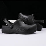New Professional Working Clogs Shoes Men Anti-Slip Simple Mule Clogs Men's Garden Shoes kitchen Clog
