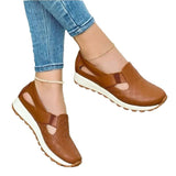 Breakj Large-Size Shoes Thick Sole Casual Fashion Women's Shoes Comfortable Flat Sole Round Head Pedal Single Shoes