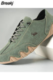 Men Sneaker Shoes Luxury Designer Leather Loafer Walking Sports Shoes Comfortable Ankle Boots High Quality Motorcycle Shoes