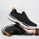 Men Casual Shoes Comfortable Mesh Shoes Summer Breathable Men Loafers Wide Slip On Walking Shoes Men