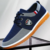 Men's Canvas Shoes Lightweight Sports Shoes Summer Men Mesh Breathable Vulcanized Shoe Lace Up Man Sneakers Working