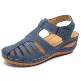 Breakj Retro-Bag-Headed Sandals Women's Summer New Hole Shoes Thick-Soled Round-Headed Slope And Octage Fish