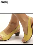 Women's Shoes on Sale 2023 Basic Women's Sandals Summer Retro Open Toe Sandals New Concise Shallow Women Shoes Zapatos