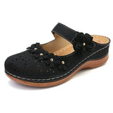 new hollow flat women's slippers casual fashion large size beach women's shoes thick sole women's shoes