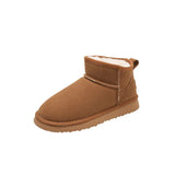 Size Snow Boots For Women In 2023 New Winter Pedal Women's Boots Retro Plus Velvet And Thick Short Cotton Boots For