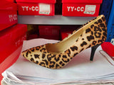Breakj Spring New Large-Size High-Heeled Single-Shoe Rubber Sheel Fine Heel Light-Mouthed Women's Velvet High-Heeled