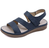 2020 summer shoes women retro women beach sandals round head slope comfortable light sandals women casual