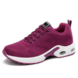 Women Shoes Hot New Mesh Women's shoes Breathable Knit Ladies Mix Colors Sneakers Soft Platform Slip On