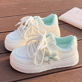 Breakj Small White Shoes Women 2025 Autumn New Korean Version Of The Thick-Soled Commuter Leisure Shoes In High Value