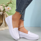 Breakj Soft Leather Bean Shoes Women's Middle-Aged And Elderly Women's Shoes Flat Heel Soft-Soled Mother Shoes Spring And Autumn Comfortable Leisure Single Shoes Soft Leather