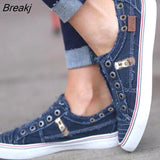 Spring Summer Sneakers Women's Canvas Shoes Female Vulcanize Flats Denim couple shoes zapatillas mujer