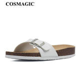 2023 New Fashion Summer Cork Slipper Women Casual Beach Mixed Color Flip Flops Slides