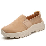 Breakj Size Women's Shoes Casual One-Legged Female Rocking Shoes Thick Soles Mother Shoes Soft Soles Comfortable Slopes And Lazy