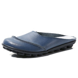 Breakj First Half Of The Slippers Women Wear 2023 New Bean Shoes Flat Bottom Large Lazy Cold Drag Woman