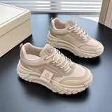 Breakj Korean Version Of The New Dad Shoes Female 2025 Spring Student Running Sports Platform Increased Casual Shoes Female