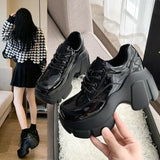 Breakj Single-Shoe Women's New English Style Pine Cake With Fashion Casual Shoes In The Fall Of