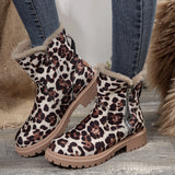 Breakj Boots 2023 Winter New Velvet Women's Shoes Warm Boots Cotton Shoes Large Size Women's