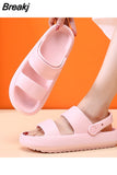 Men Women Slippers Unisex Couple Shoes Sandals Soft Sole Beach Slides Thicker Platform Slipper Home Indoor Bathroom