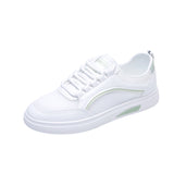Breakj White Shoes Female 2025 Summer New Ins Korean Version Joker Casual Hollow Out Mesh Breathable Thin Bottom Women's Shoes