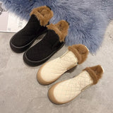 Women's Snow Boots Non-Slip Ladies Ankle Boots Sneakers Warm Thick Plush Boots Women Waterproof Flat Boots Botas