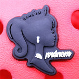 1pcs Black Elements Shoe Charms Black Girl Magic Queen Shoes Accessories Decoration Fit Croc Jibz Kids Gifts