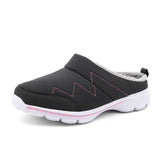 Plush Slippers Men Outdoor Heel Wrap Men Shoes EVA Anti-slip Thick Sole Platform Shoes Warm Women Winter Slipper for