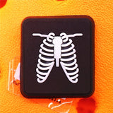 1pcs Band-aid PVC Shoe Charms Decorations Pins Chest X-ray Designer Shoes Buckle Accessories Badges Croc Accessory