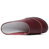 Breakj First Half Of The Slippers Women Wear 2023 New Bean Shoes Flat Bottom Large Lazy Cold Drag Woman