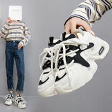 Breakj Korean Version Of The New Dad Shoes Female 2024 Spring Student Sports Running Shoes Casual Shoes Platform Shoes