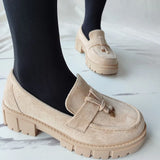 Women Loafers Shoes Brand New Dropship 2023 Spring Fashion Sweet Lolita Cosplay Walking Comfy Chunky Heels Women