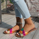 Flat-Bottom Women's Shoes In The Summer Of 2025 New Fashion Trend Casual