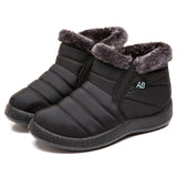 Boots Waterproof Snow Boots Female Plush Winter Boots Women Warm Ankle Botas Mujer Winter Shoes Woman Plus Size