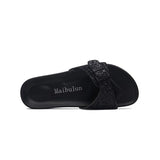 2023 New Summer Women Slipper Fashion Casual Beach Buckle Non-slip Outside Weightlight Slides