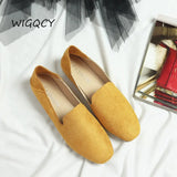 Flat-bottom Square Toe women shoes 2019 new Spring Autumn shoes woman Concise College British wind lazy ladies