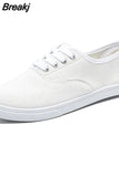 Light Sports White Shoes Women Breathable Canvas Sneakers Black Shoes for Basket Femme Ultralight Casual Sneaker