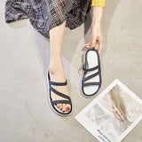 Plus Thicken Sandals Slip on Woman Croc Anti-Skid Hole Jelly Shoes Flat Garden Beach Plus Size Sandalias De Verano Para