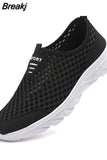 Men Shoes Casual Breathable Lightweight Sports Shoes A Pedal Comfortable Outdoor Hiking Shoes Fashion Tennis
