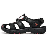 Leather Men Shoes Summer New Large Size Men's Sandals Men Sandals Fashion Sandals Slippers Big Size